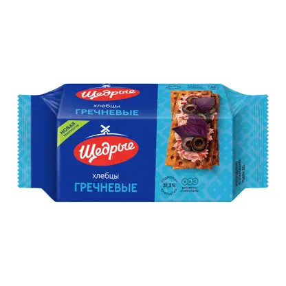 Изображение товара Хлебцы Щедрые гречневые 100г