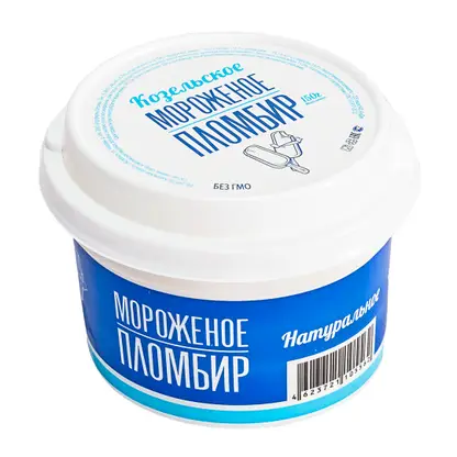 Изображение товара Мороженое Козельское Молоко ванильное 150г с вафельным стаканчиком