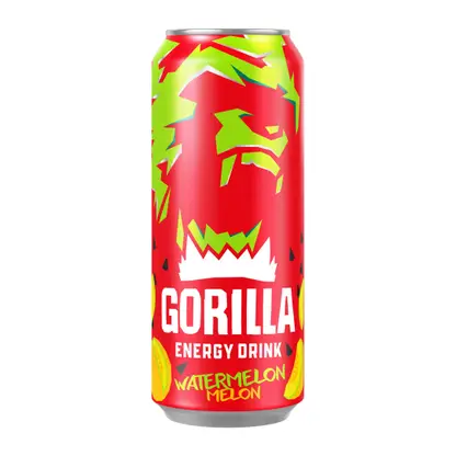 Изображение товара Энергетический напиток со вкусом Дыня-Арбуз Gorilla 450мл