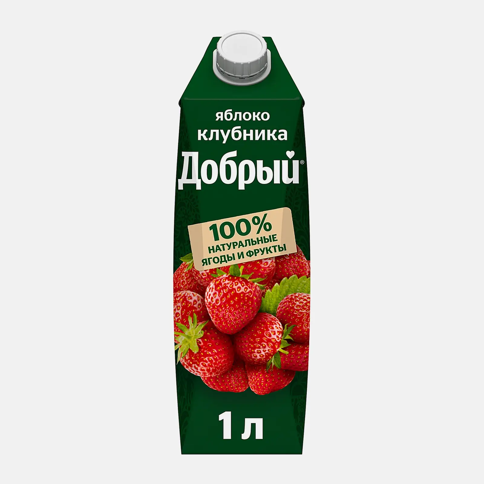 Напиток сокосодержащий Добрый Яблоко клубника 1л - фото 6