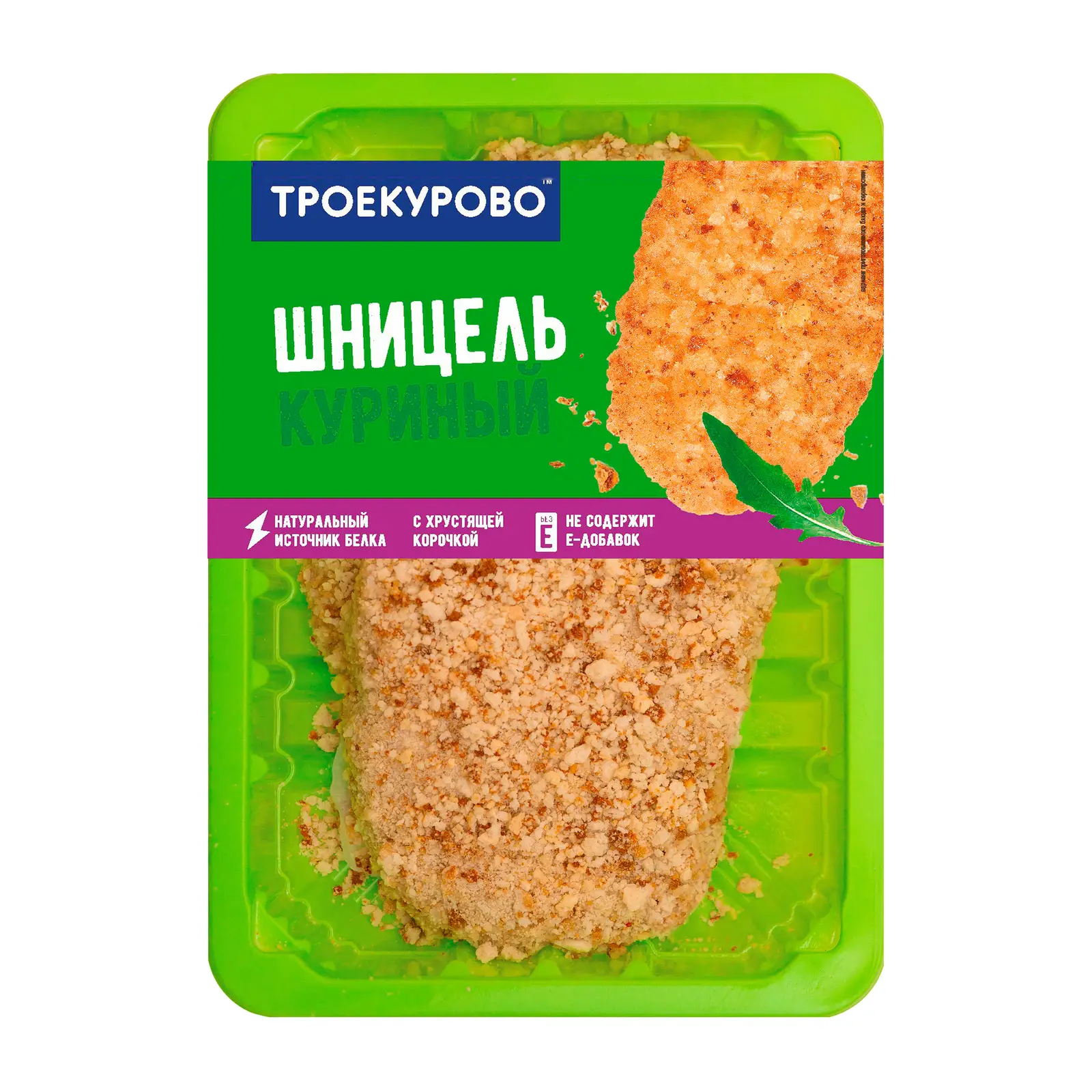 Изображение товара Шницель Троекурово куриный рубленный 350г