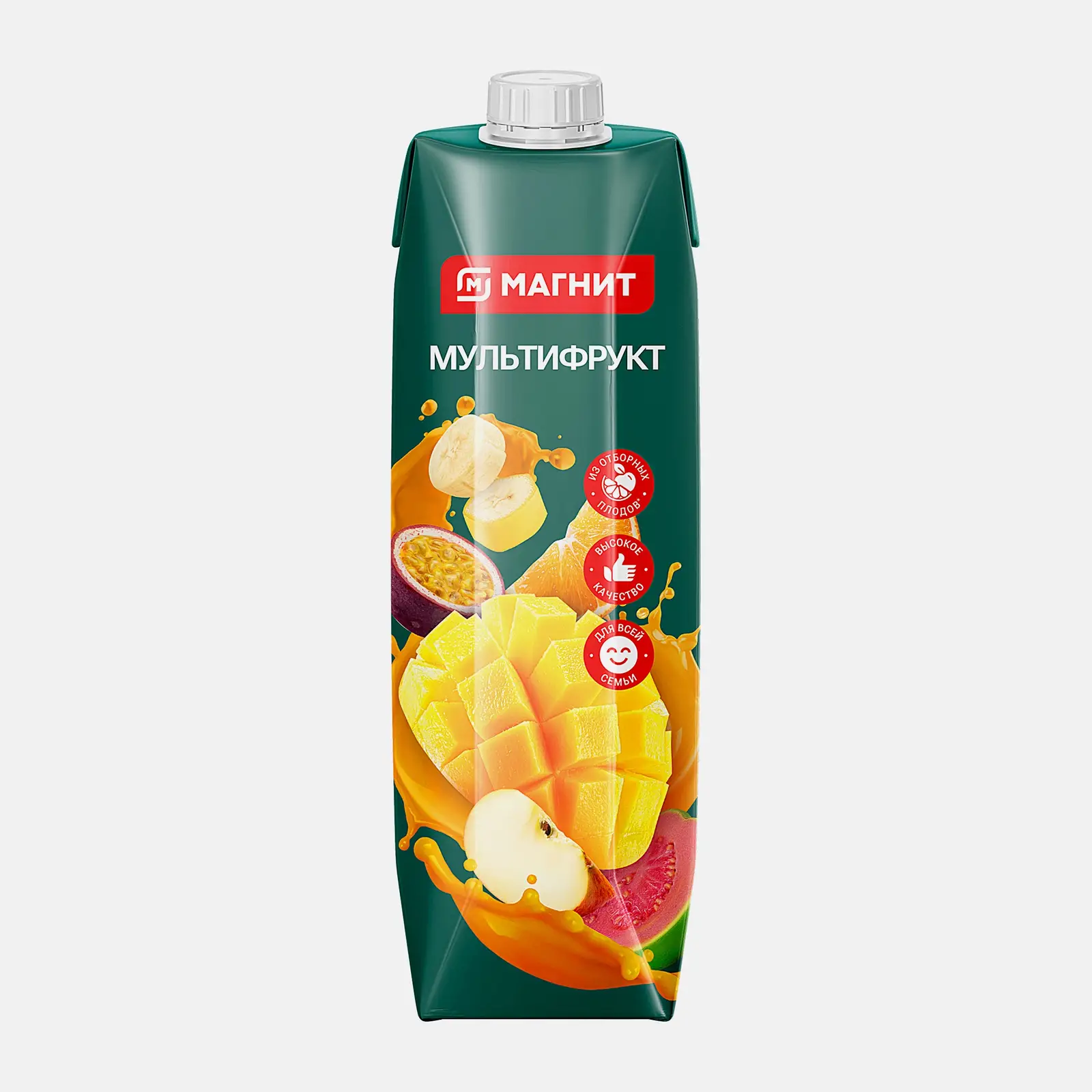 Изображение товара Магнит Нектар мультифрукт 950 мл натуральный фруктовый напиток