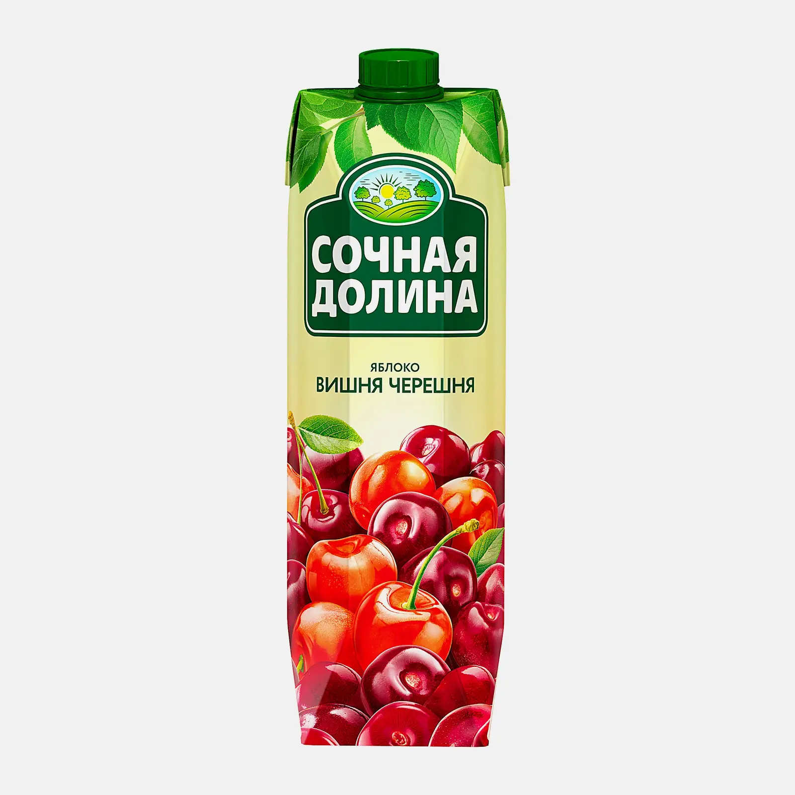 Сок яблоко вишня и черешня Сочная Долина 950мл - фото 2