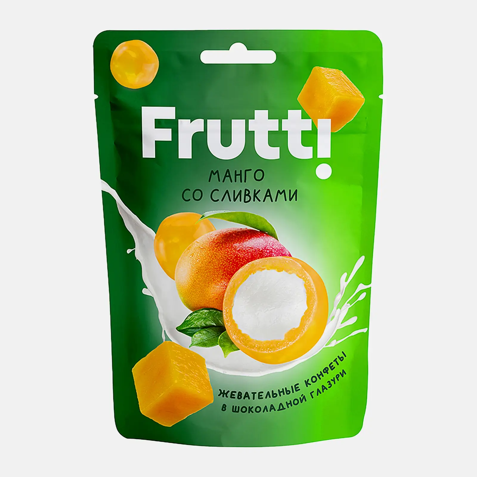 Жевательные конфеты со вкусом Манго со сливками Frutti 70г