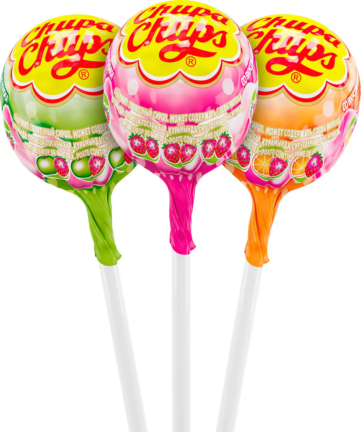 Карамель Chupa Chups Fruit-Tella 17г в ассортименте - Магнит-Продукты