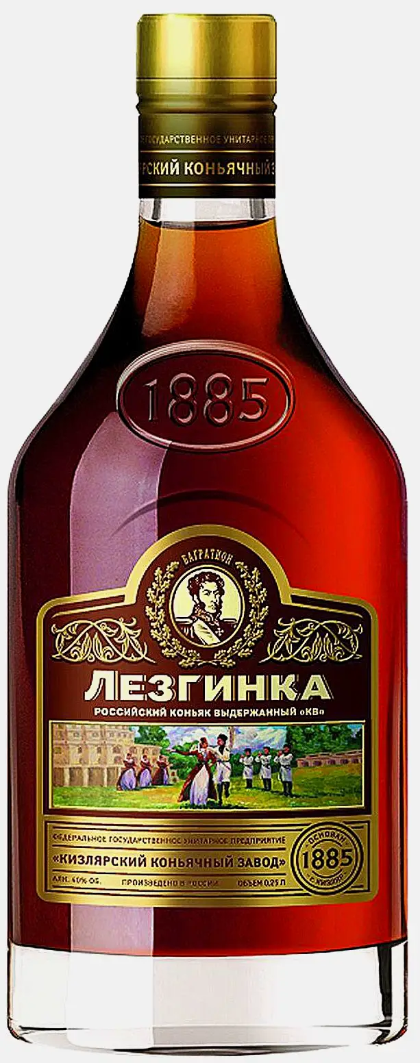 Изображение товара Коньяк Лезгинка КВ 6 лет 250мл - насыщенный выдержанный напиток из России