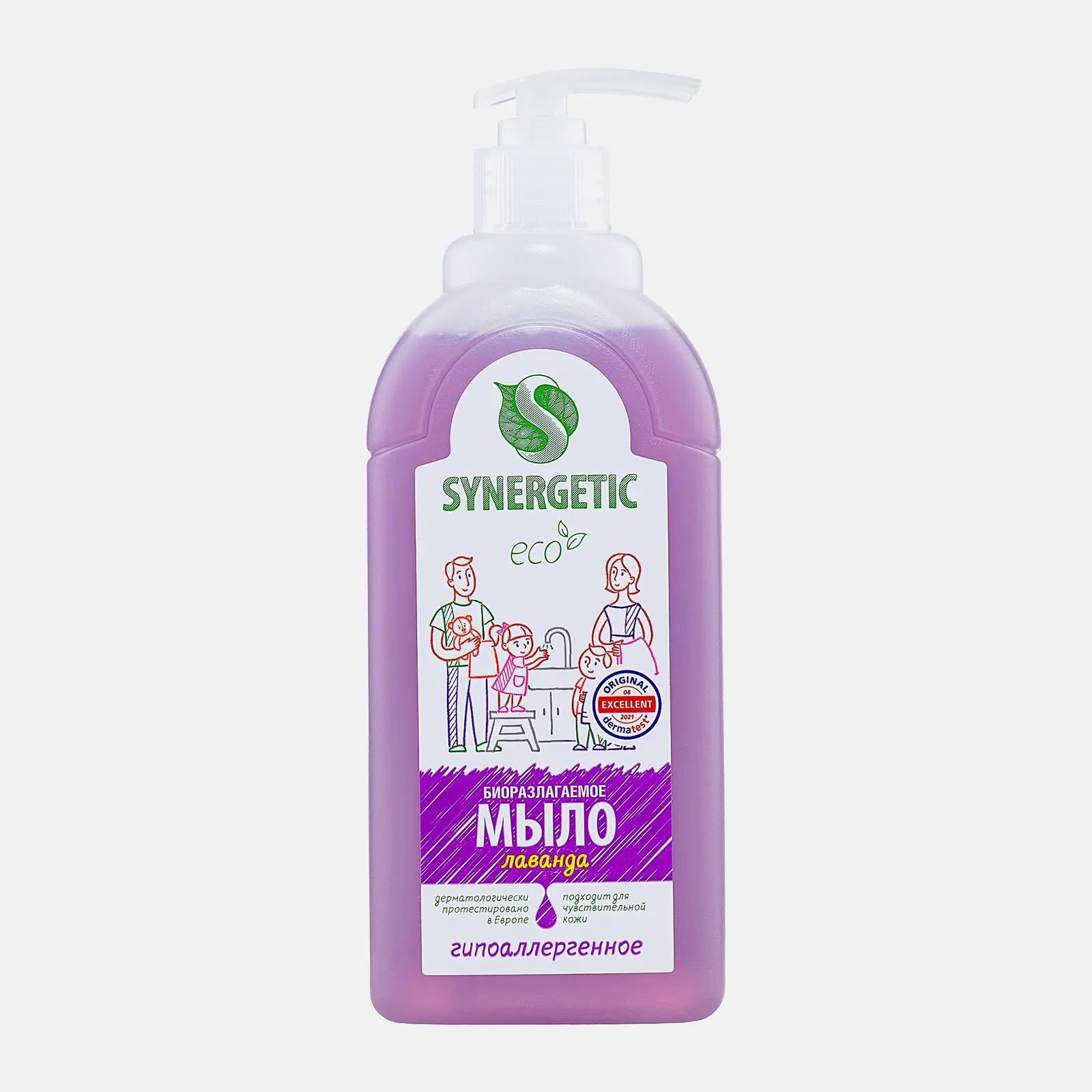 Изображение товара Мыло Synergetic биоразлагаемое Гипоаллергенное Лаванда 500мл