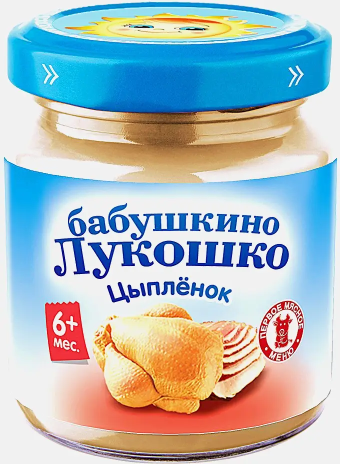 Пюре Бабушкино Лукошко из цыпленка 100г