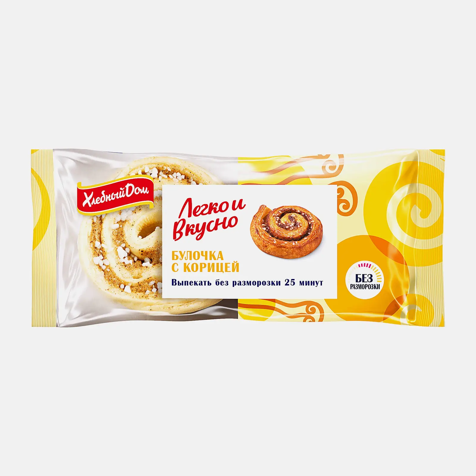 Изображение товара Булочки с корицей замороженные 180г Хлебный Дом легко и вкусно
