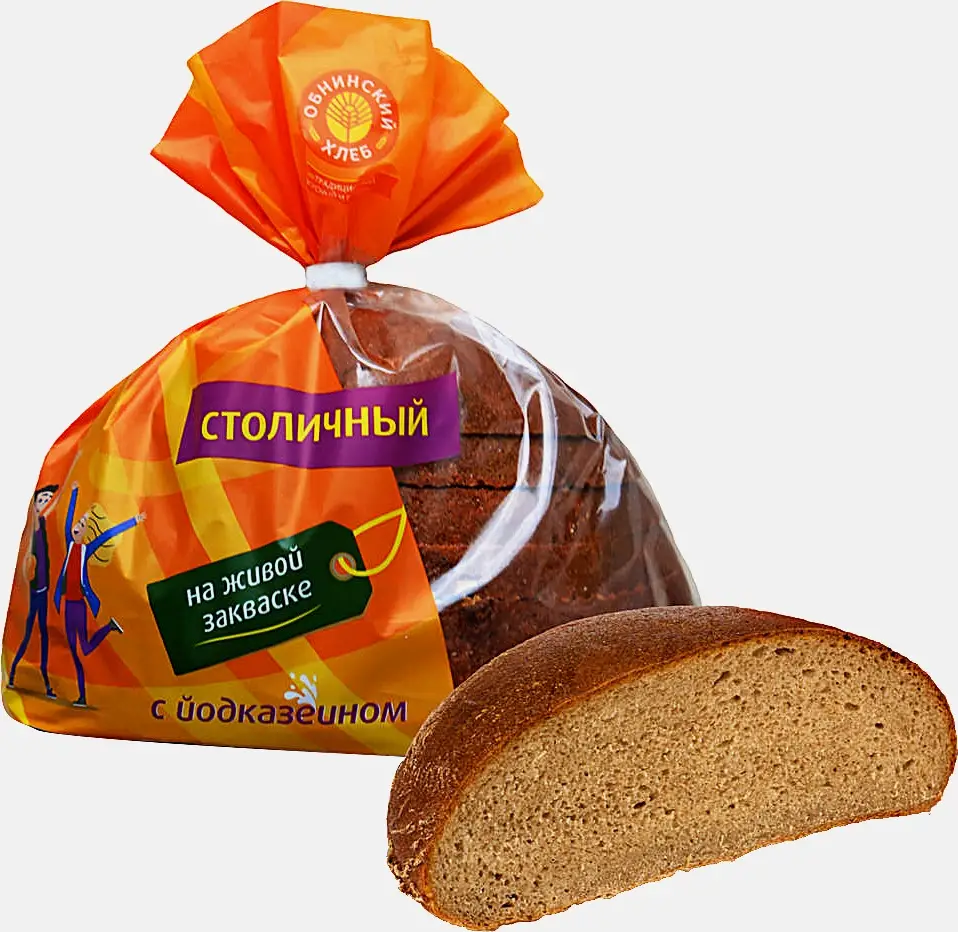 Изображение товара Хлеб Столичный нарезанный Обнинский хлебокомбинат 350г