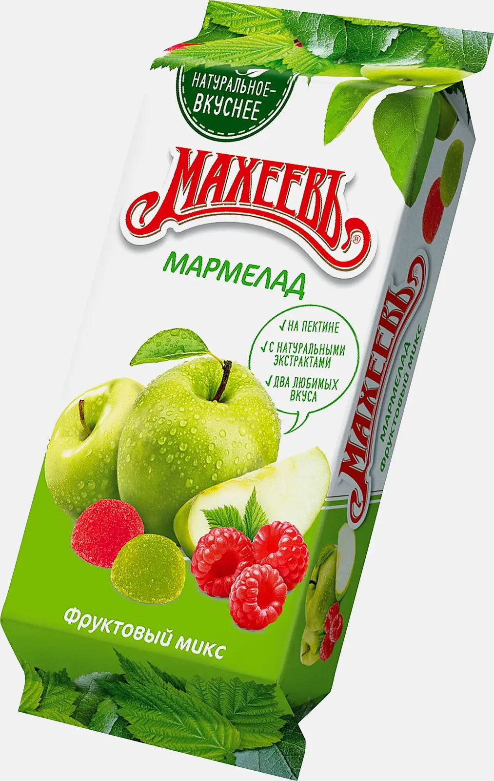 Изображение товара Мармелад Махеевъ Фруктовый микс 250г с натуральными экстрактами и красителями