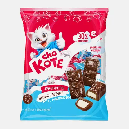 Конфеты с молочной начинкой Cho Kote 150г