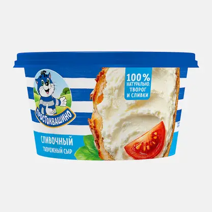 Сыр творожный сливочный Простоквашино 60% 140г