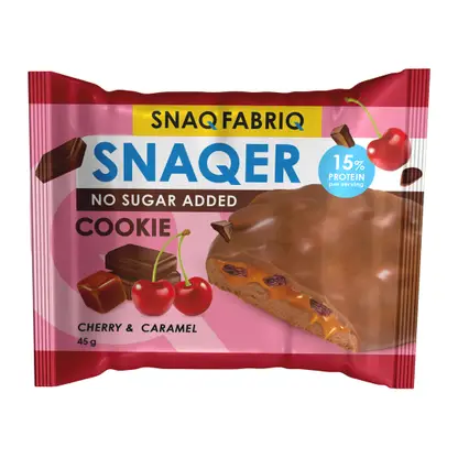 Изображение товара Печенье Snaq Fabriq глазированное с вишней и карамелью 40г
