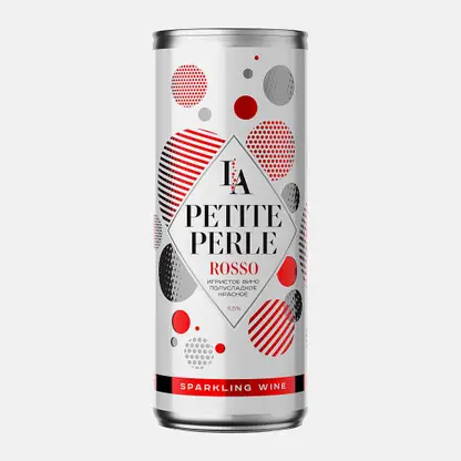 Вино игристое La Petite Perle красное полусладкое 11.5% 250мл
