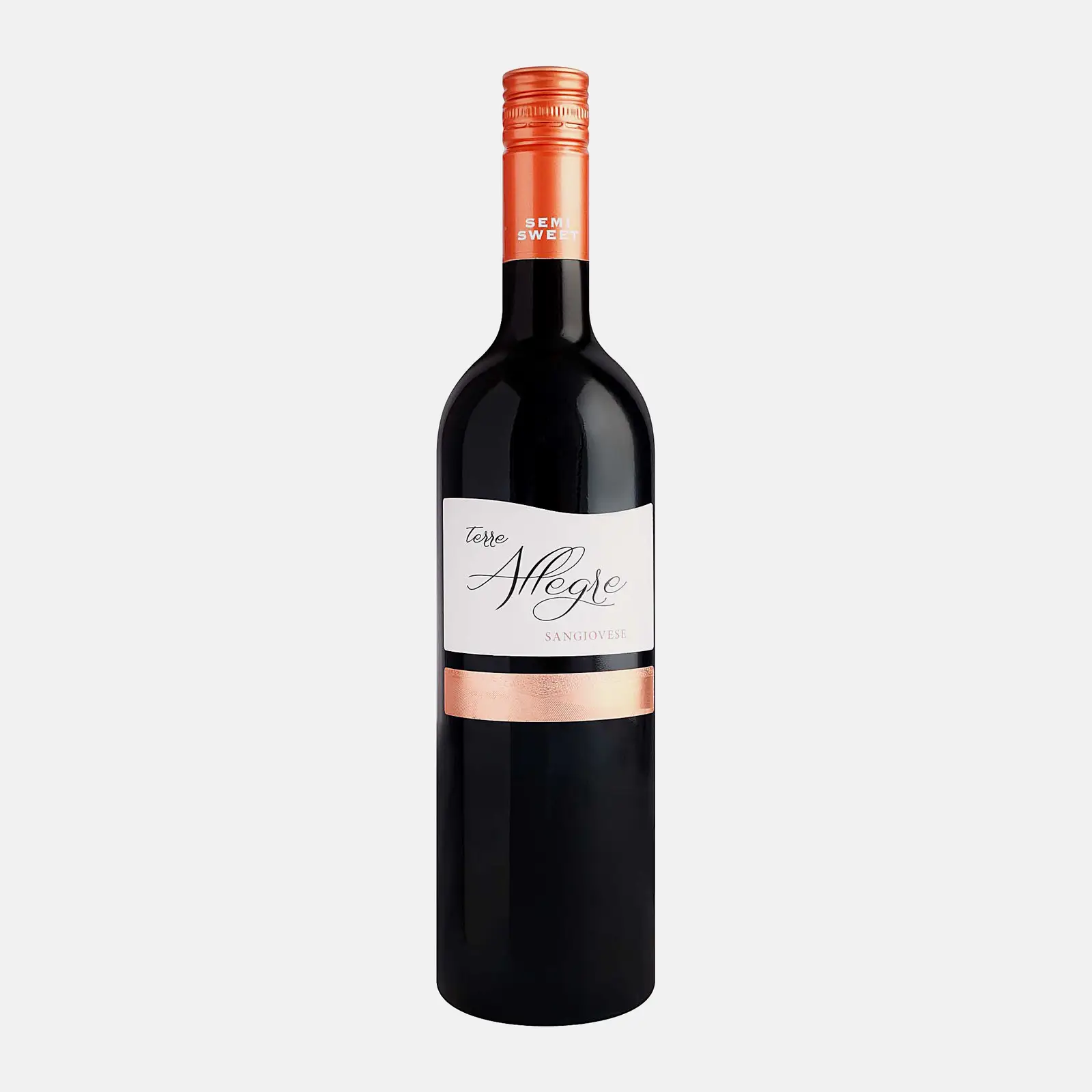 Вино Terre Allegre Sangiovese Puglia красное полусладкое 12% 750мл Вино Terre Allegre Sangiovese Puglia красное полусладкое 12% 750мл