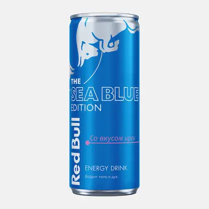 Напиток энергетический Red Bull The Sea blue Edition Ирга 250мл