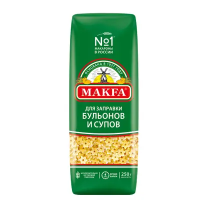 Изображение товара Макароны Makfa Звездочки 250г