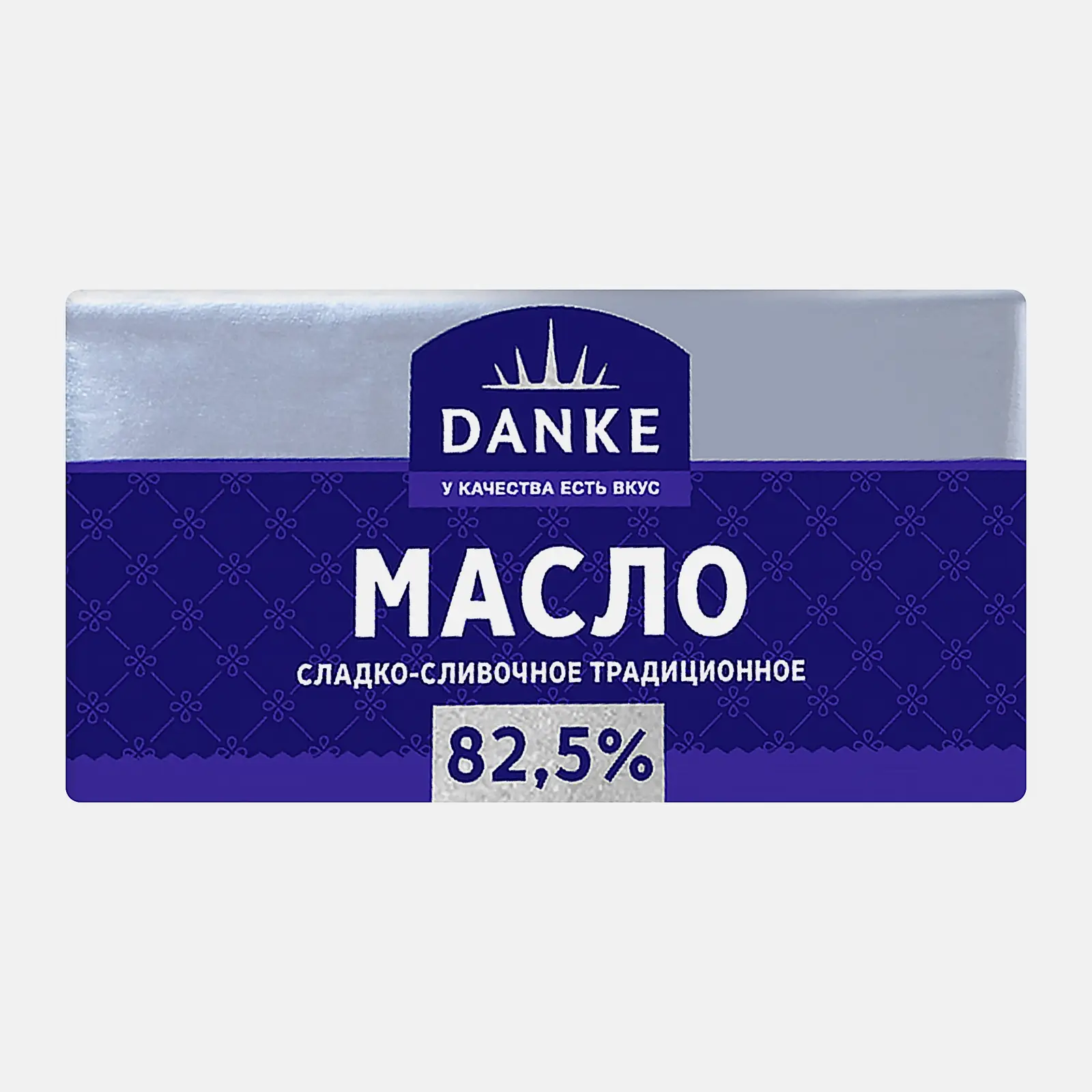 Изображение товара Масло сливочное Danke 82.5% 180г натуральное высший сорт для выпечки и намазывания