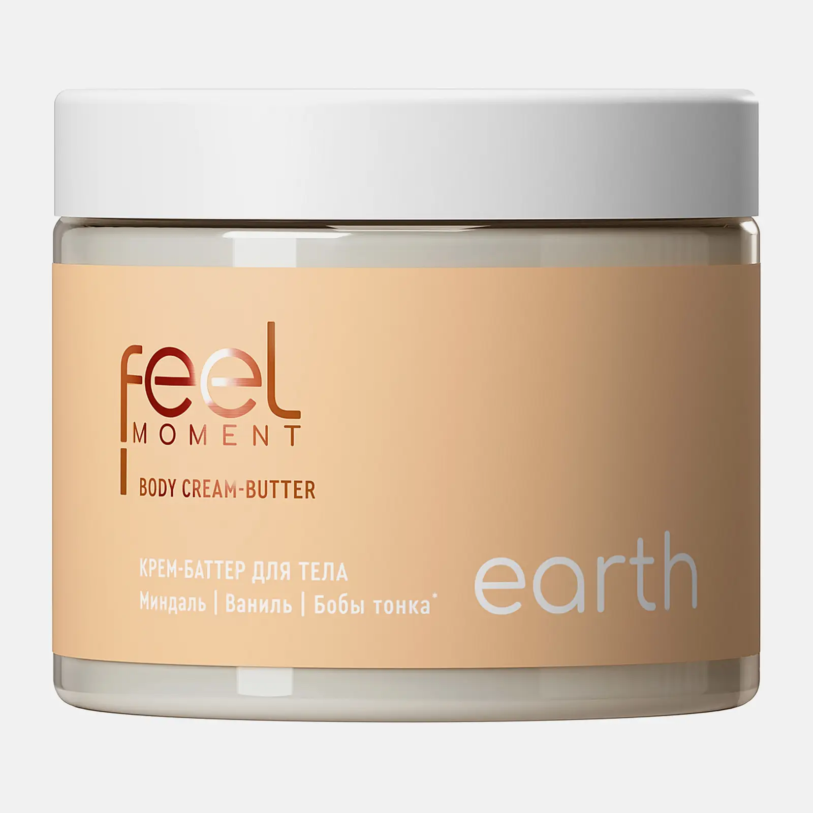 Крем-баттер для тела миндаль ваниль бобы тонка Feel Moment 380мл
