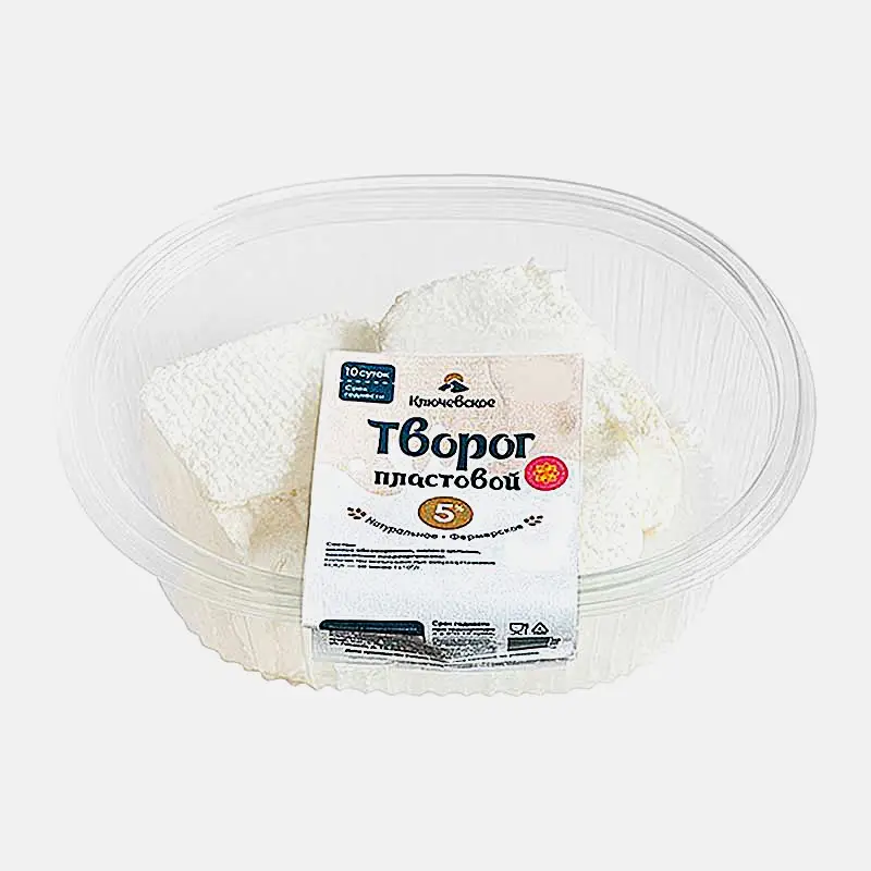 Творог пластовой Солнечный Круг 5% 350г