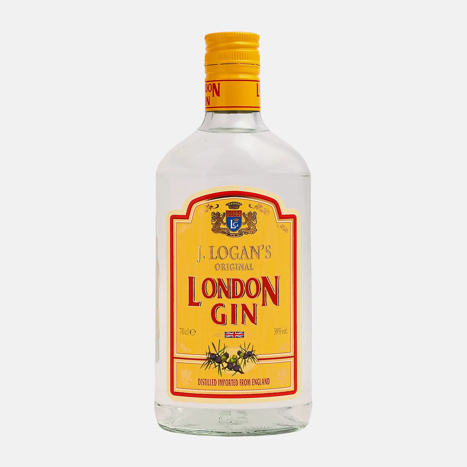 Изображение товара Джин J Logans Origin London 0. 7л 38% Италия - классический London Dry Gin