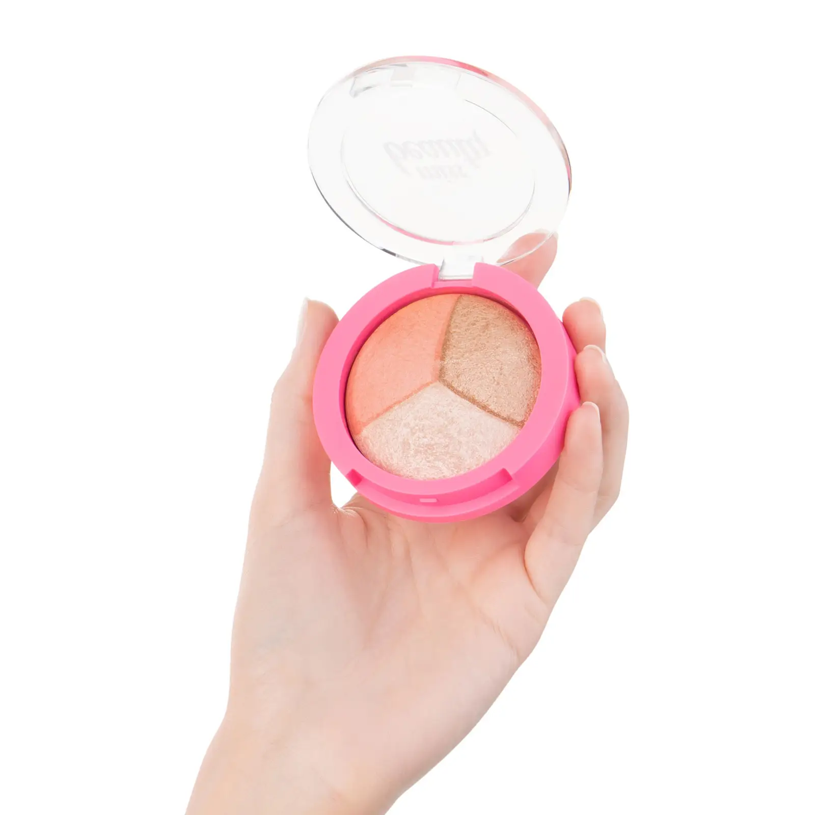 Румяна-хайлайтер для лица Golden Rose Miss Beauty GlowBaked Trio