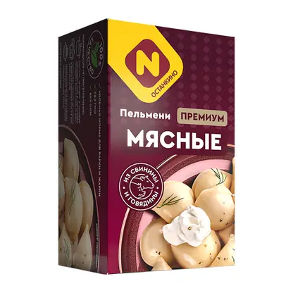 Изображение товара Пельмени Останкинские мясные премиум 400г
