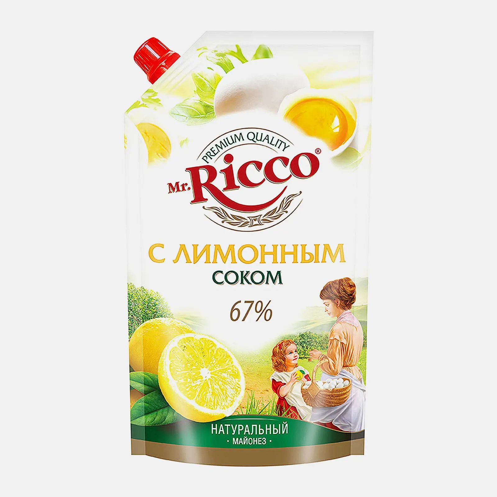 Майонез Mr. Ricco с лимонным соком 67% 375г