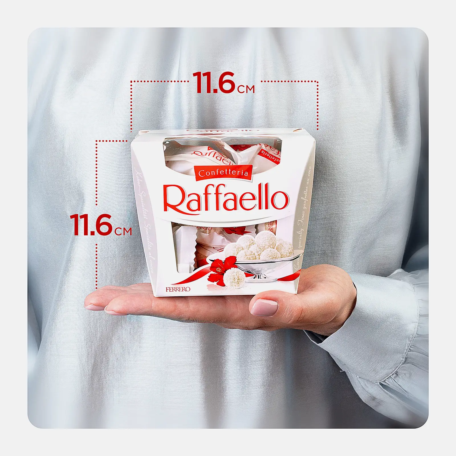 Конфеты с цельным миндальным орехом в кокосовой обсыпке Raffaello 150г - фото 9 Конфеты с цельным миндальным орехом в кокосовой обсыпке Raffaello 150г - фото 9