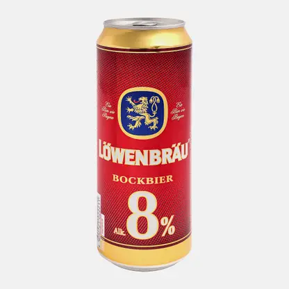 Пиво Lowenbrau Bockbier светлое пастеризованное крепкое 8% 450мл