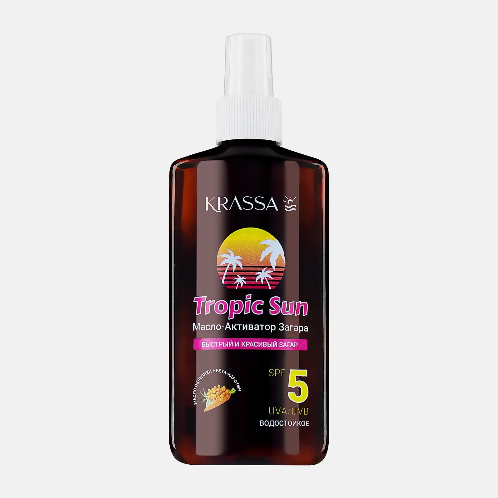 Масло-активатор загара Krassa Tropic Sun Spf 5 150мл
