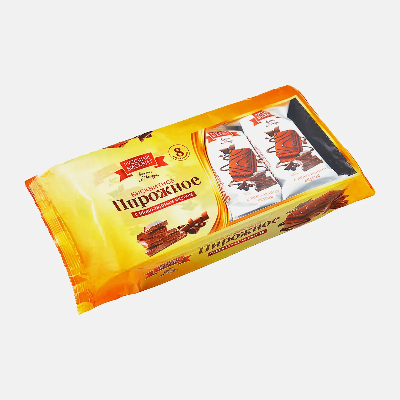 Пирожное Бисквитное с шоколадным вкусом 240г