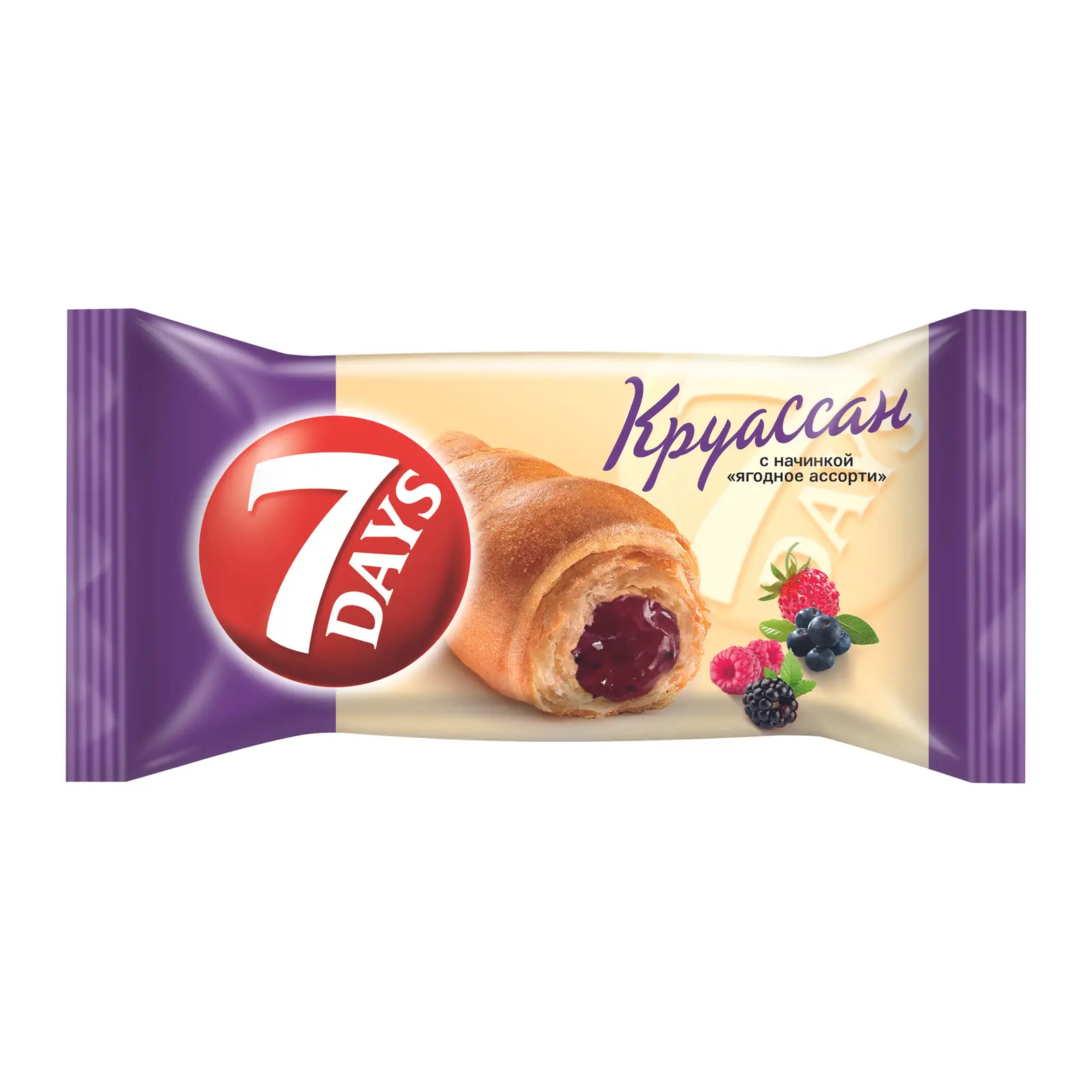 Изображение товара Круассан Ягодное ассорти 7Days 65г
