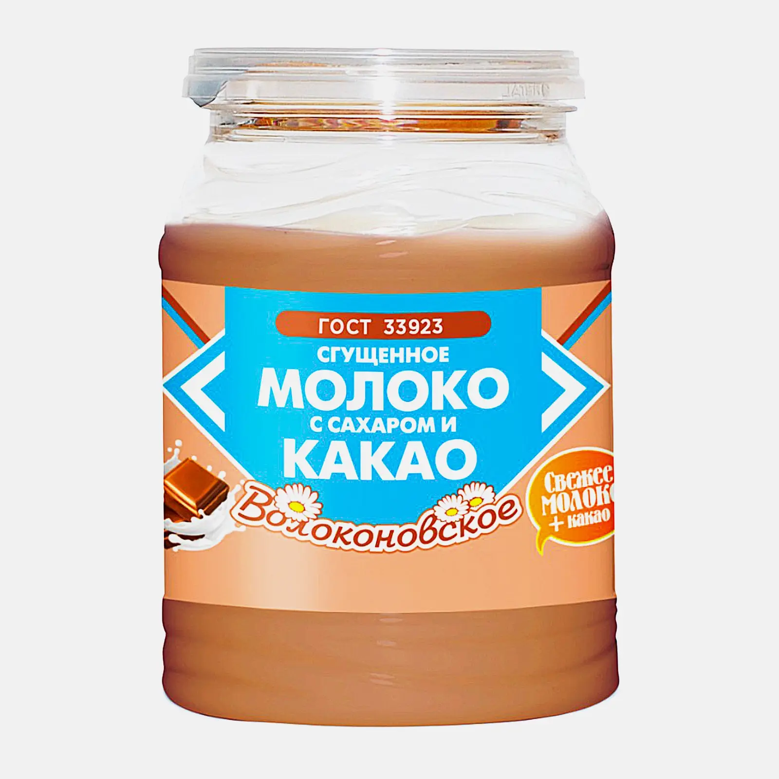 Молоко сгущенное Волоконовское с какао 7.5% 380мл Молоко сгущенное Волоконовское с какао 7.5% 380мл