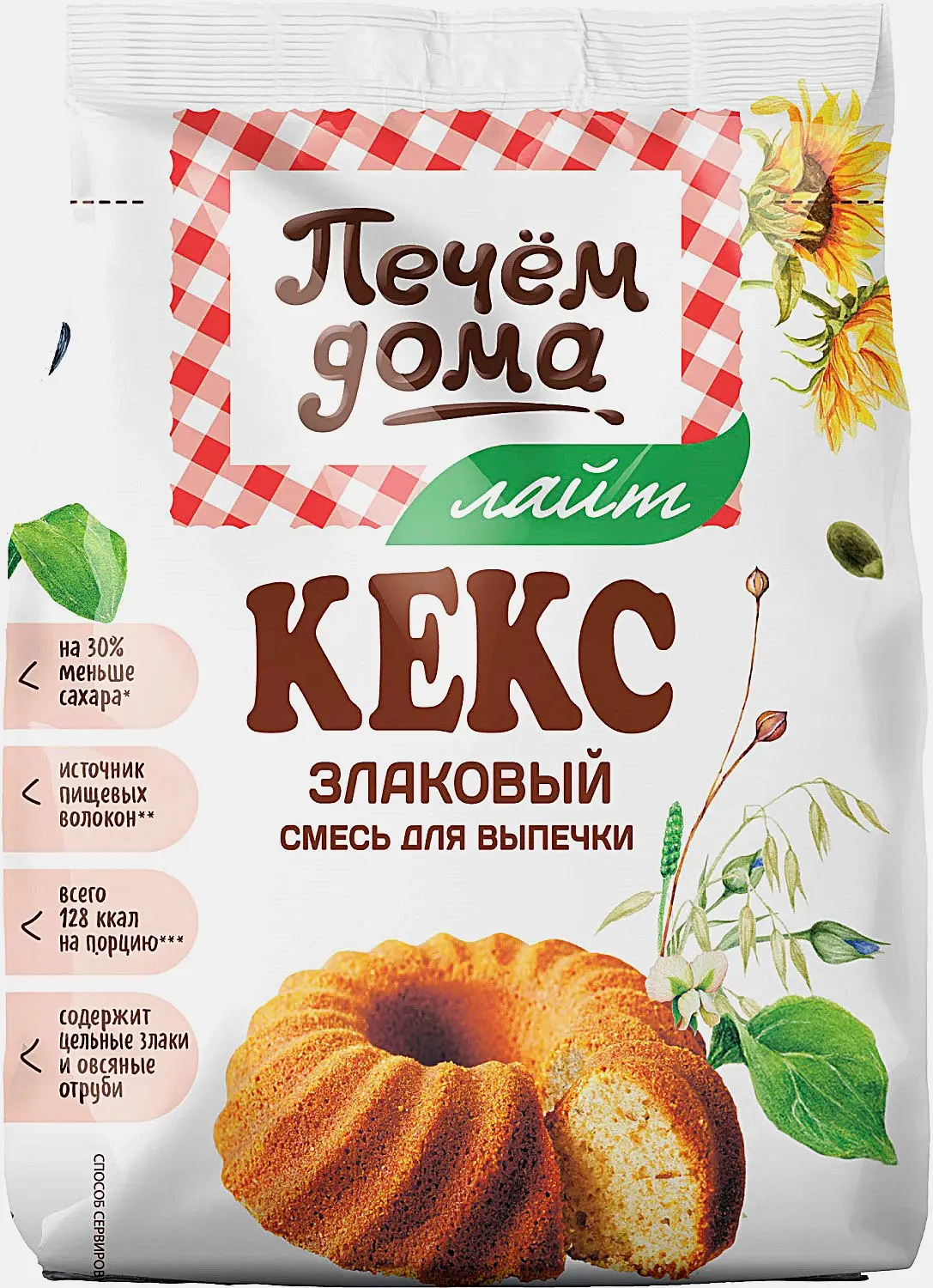 Кекс Печем дома злаковый 300г