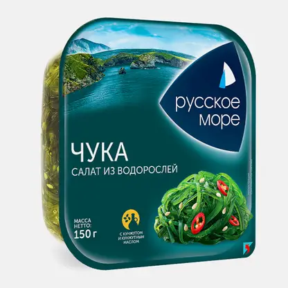 Салат Чука из морских водорослей Русское Море 150г