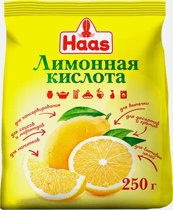 Кислота лимонная Haas 250г