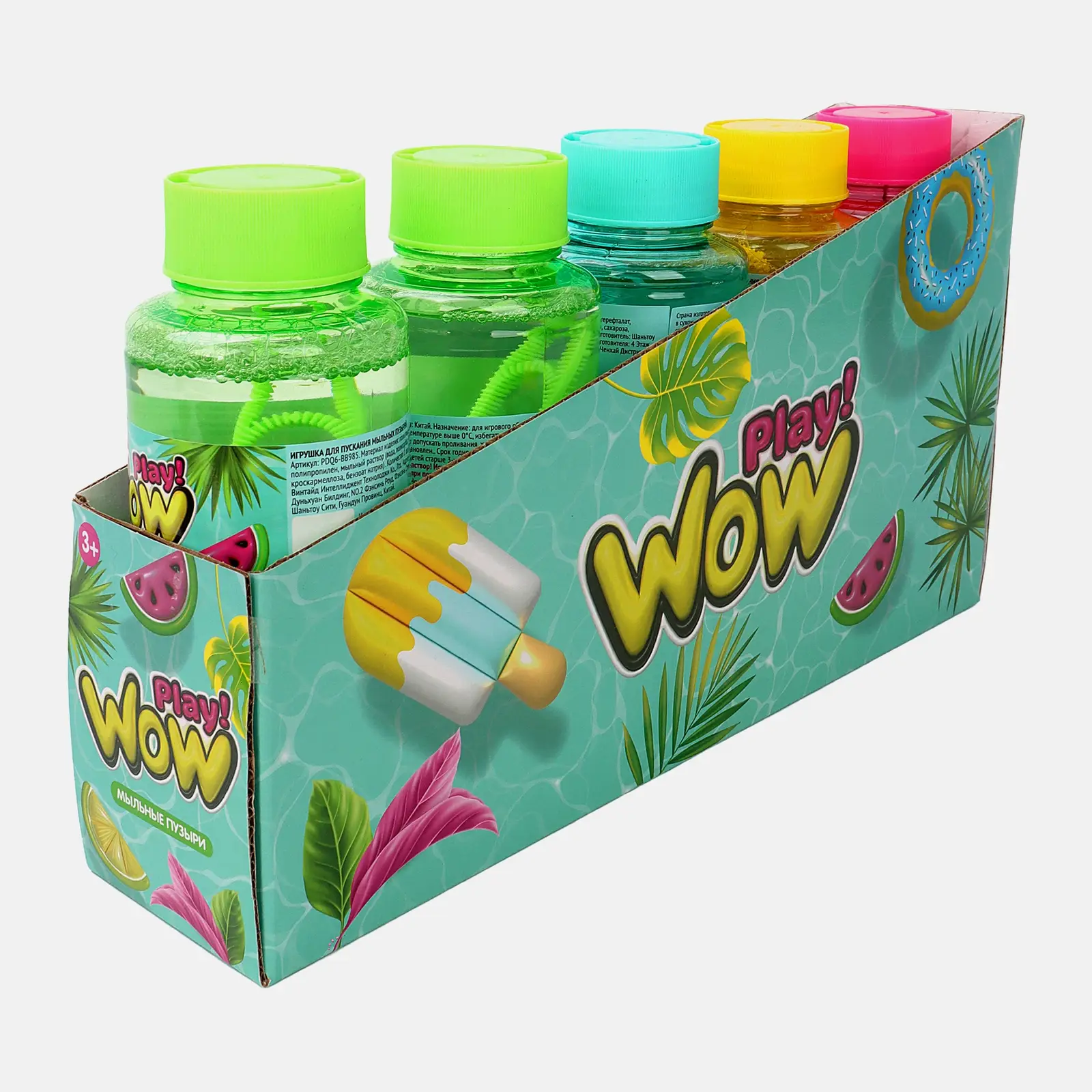 Игровые мыльные пузыри Wowplay! 500мл в ассортименте - фото 4
