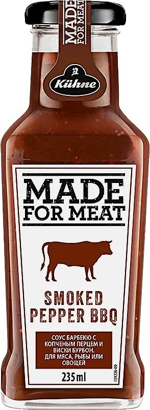 Изображение товара Соус BBQ Kuhne с копченым перцем 235 мл насыщенный аромат дымка