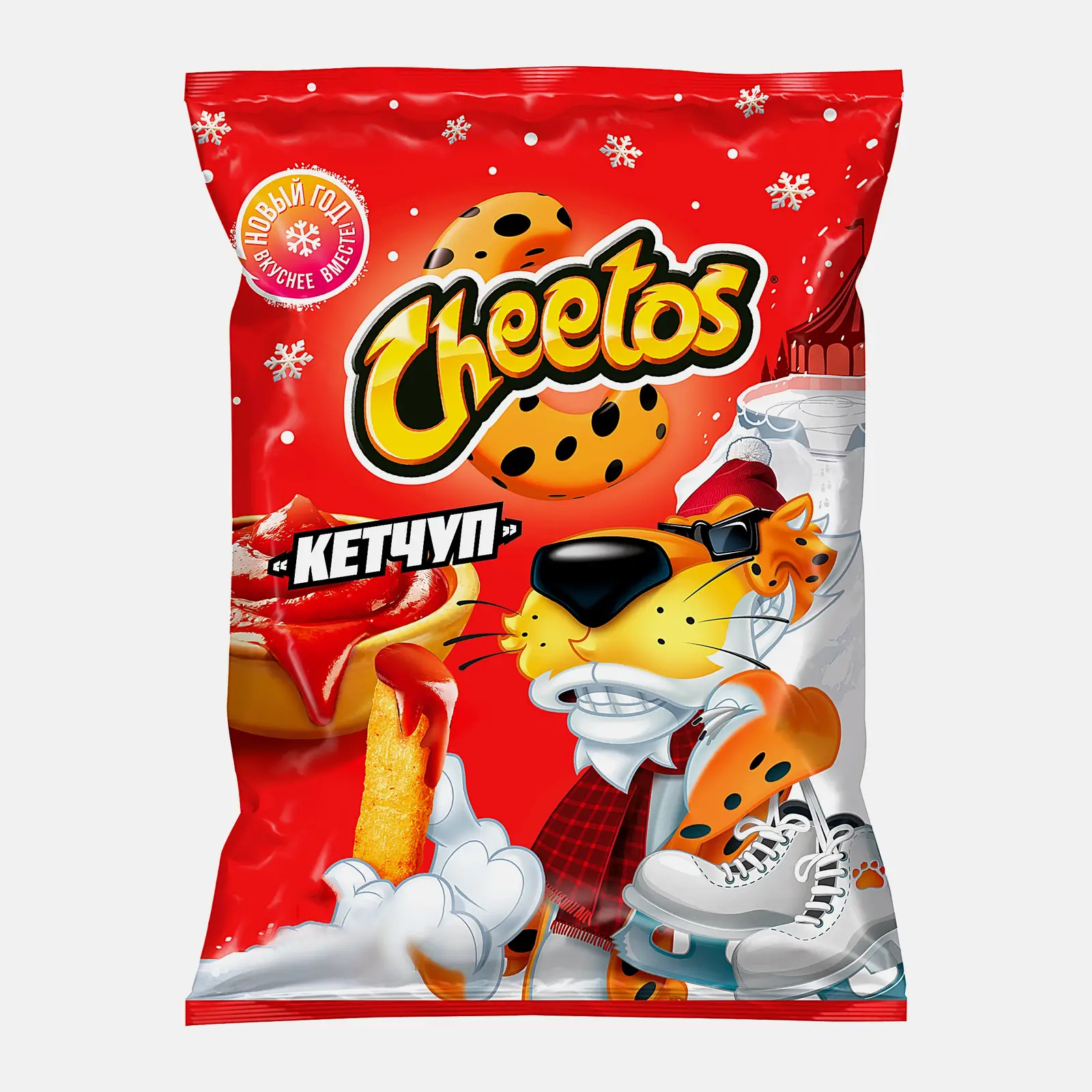 Изображение товара Кукурузные палочки Cheetos Кетчуп 50 г с насыщенным вкусом и воздушной текстурой