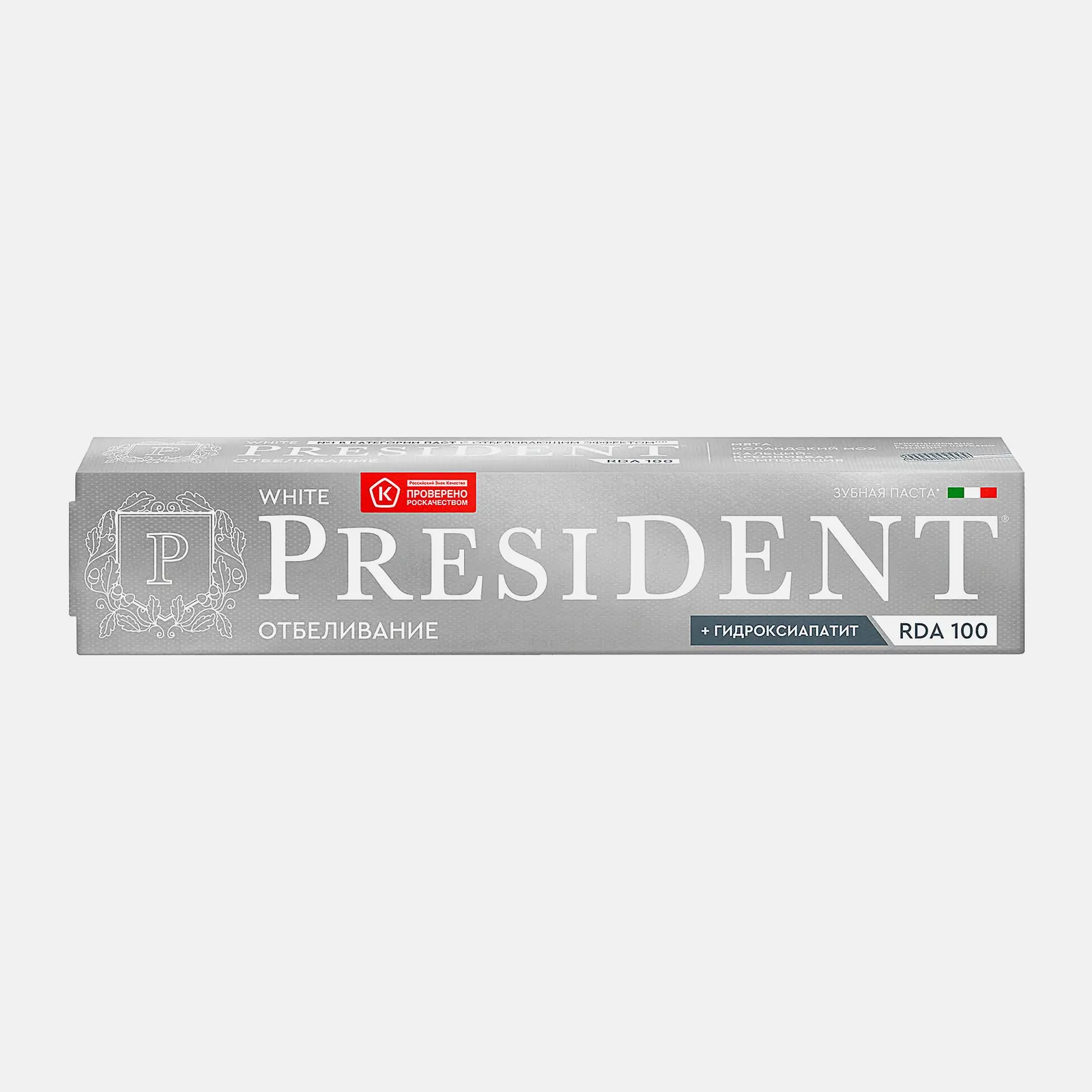 Зубная паста President White 75г - фото 3 Зубная паста President White 75г - фото 3