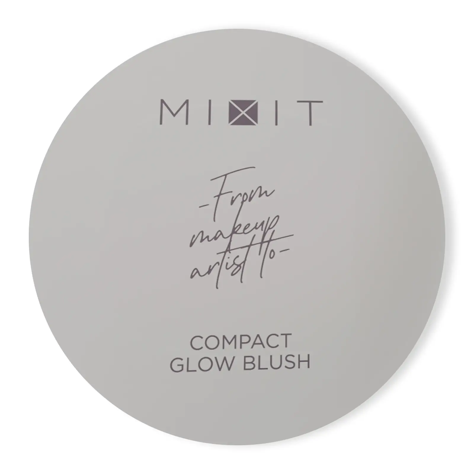 Румяна для лица Mixit Make Up Компактные сияющие тон 02 10г