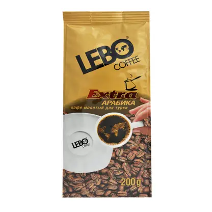 Изображение товара Молотый кофе Extra Арабика Lebo 200г