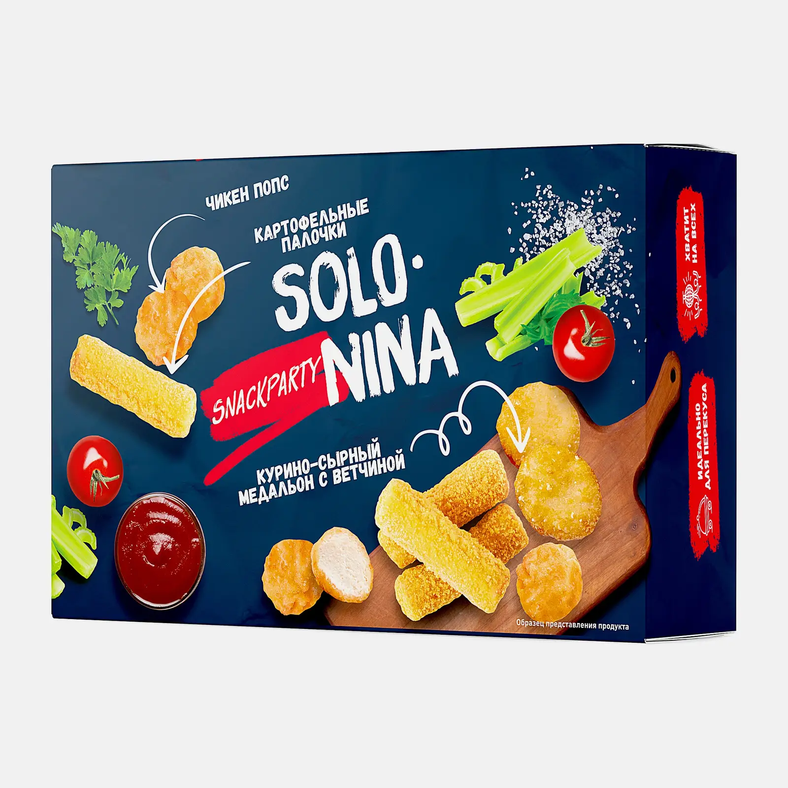 Набор снеков быстрозамороженный Solonina SnackParty 450г - фото 2 Набор снеков быстрозамороженный Solonina SnackParty 450г - фото 2