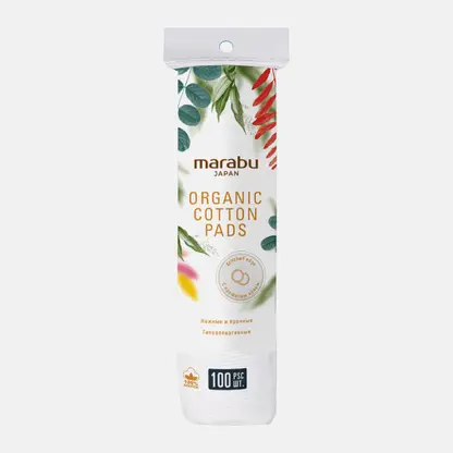 Ватные диски Botanica Marabu 100шт