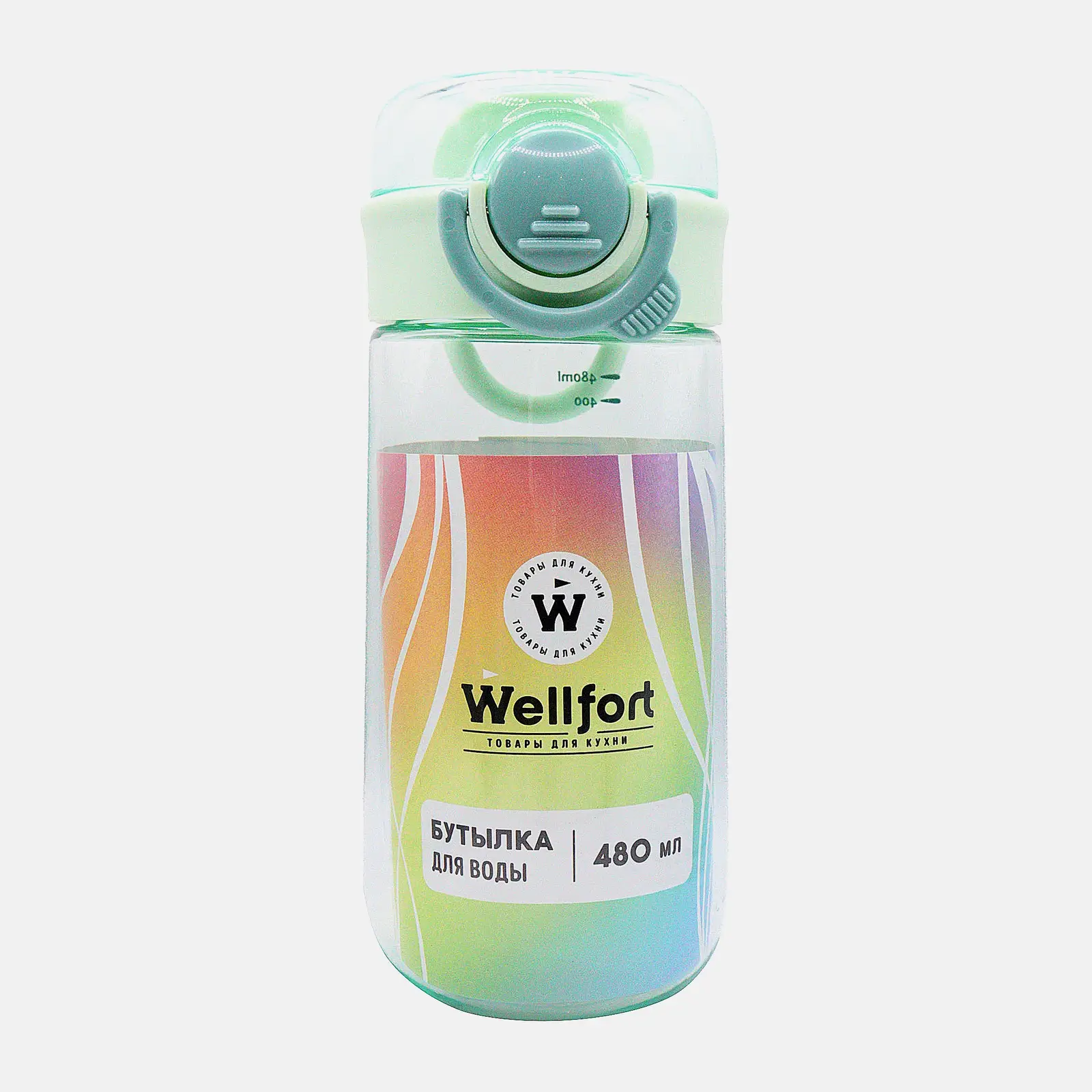 Бутылка для воды Wellfort 480мл в ассортименте - фото 4 Бутылка для воды Wellfort 480мл в ассортименте - фото 4