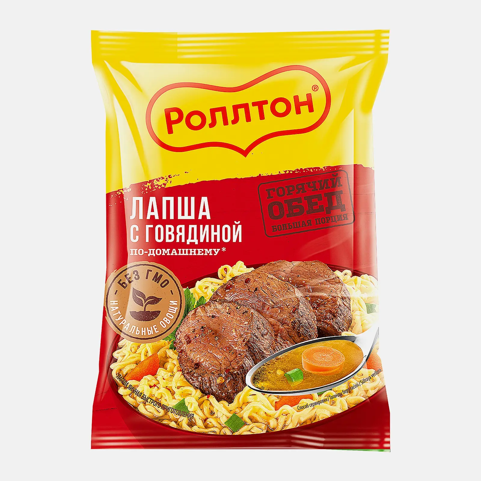 Изображение товара Лапша Роллтон с говядиной по-домашнему 85г