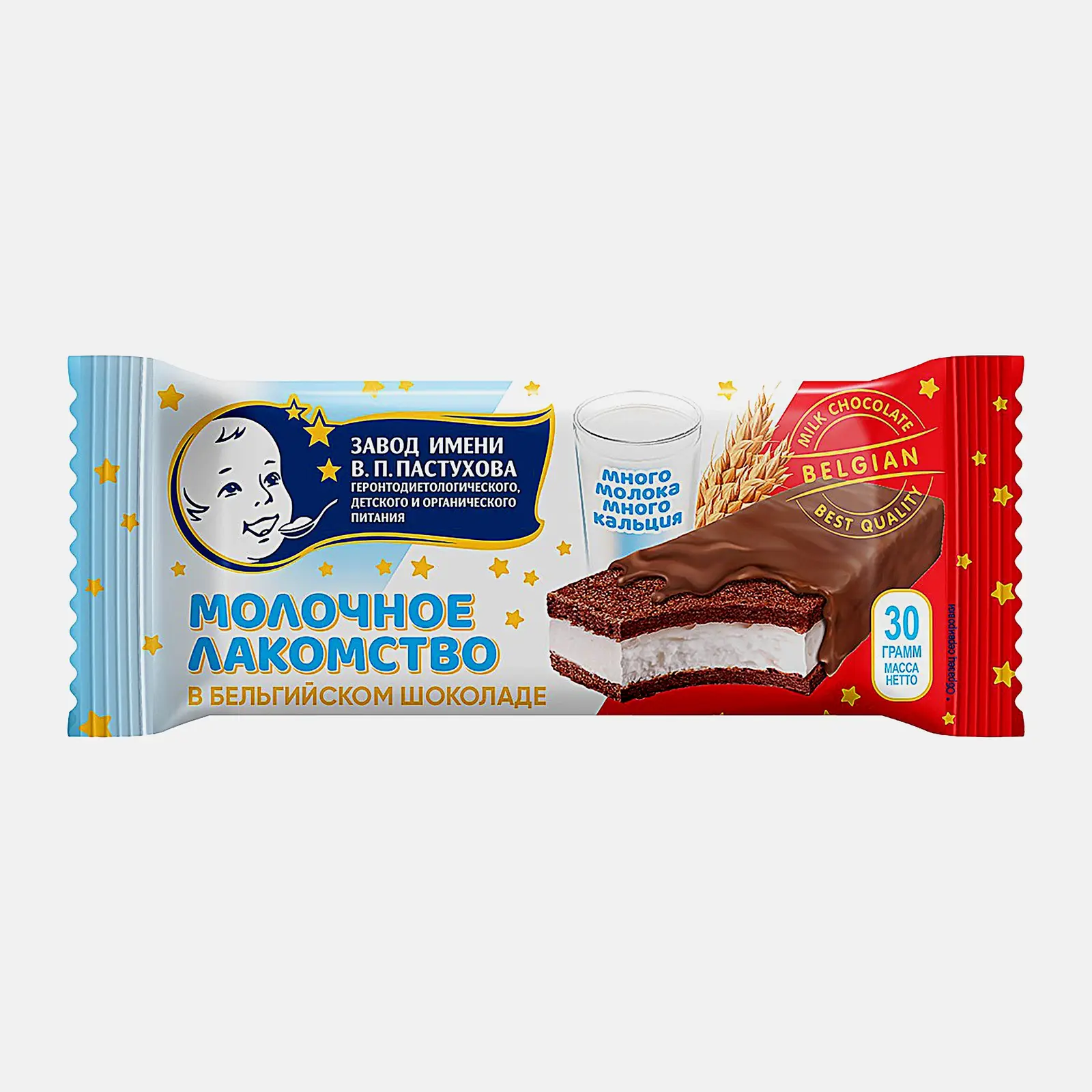 Десерт молочное лакомство в бельгийском шоколаде ЗГДиОП им. В.П. Пастухова 30г - фото 2 Десерт молочное лакомство в бельгийском шоколаде ЗГДиОП им. В.П. Пастухова 30г - фото 2