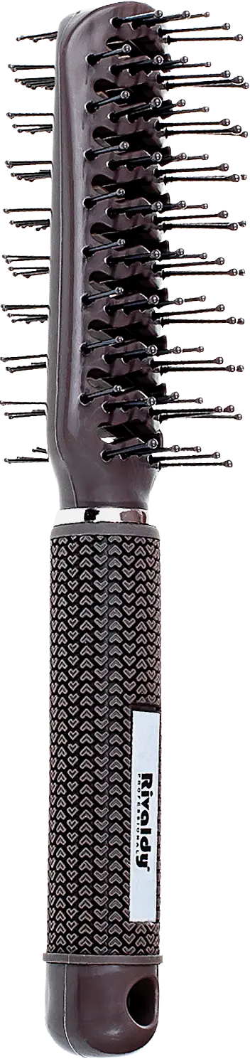 Расческа Магнат СМ6842 скелетная двухсторонняя brown 4.6*23*4.2см 78г